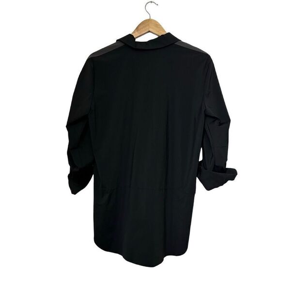 Lysse black button down wrinkle free shirt small - Picture 5 of 14